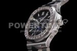 Patek Philippe Nautilus 5740 SS GRF Best Edition Gray Dial Diamonds Bezel on SS Bracelet A240 Super Clone Watch - Image 6