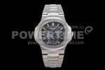 Patek Philippe Nautilus 5740 SS GRF Best Edition Gray Dial on SS Bracelet A240 Super Clone Watch