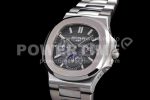Patek Philippe Nautilus 5740 SS GRF Best Edition Gray Dial on SS Bracelet A240 Super Clone Watch - Image 3
