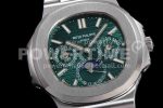 Patek Philippe Nautilus 5740 SS GRF Best Edition Green Dial on SS Bracelet A240 Super Clone Watch - Image 5