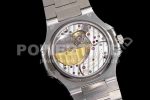Patek Philippe Nautilus 5740 SS GRF Best Edition White Dial on SS Bracelet A240 Super Clone Watch - Image 7