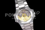 Patek Philippe Nautilus Jumbo Ladies 7021 SS Full Paved Diamonds on Diamonds Plated SS Bracelet MIYOTA 9015 Super Clone Watch - Image 7