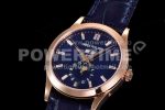Patek Philippe PP0409F – Annual Cal. Moonphase 5396 RG/LE Blue/Dia GRF MY9015 Super Clone Watch - Image 3