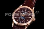 Patek Philippe PP0409C – Annual Cal. Moonphase 5396 RG/LE Brn/Stk GRF MY9015 Super Clone Watch - Image 3