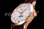 Patek Philippe PP0409B – Annual Cal. Moonphase 5396 RG/LE Wht/Num GRF MY9015 Super Clone Watch - Image 5