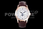 Patek Philippe PP0409A – Annual Cal. Moonphase 5396 RG/LE Wht/Blue GRF MY9015 Super Clone Watch