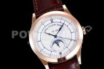 Patek Philippe PP0409A – Annual Cal. Moonphase 5396 RG/LE Wht/Blue GRF MY9015 Super Clone Watch - Image 2