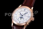 Patek Philippe PP0409A – Annual Cal. Moonphase 5396 RG/LE Wht/Blue GRF MY9015 Super Clone Watch - Image 3