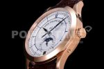 Patek Philippe PP0409A – Annual Cal. Moonphase 5396 RG/LE Wht/Blue GRF MY9015 Super Clone Watch - Image 6