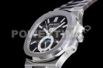 Patek Philippe Nautilus 5726 Complicated SS GRF 1:1 Best Edition Black Textured Dial on SS Bracelet A324 Super Clone Watch V3 - Image 6