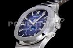 Patek Philippe Nautilus 5726 Complicated SS GRF 1:1 Best Edition Blue Textured Dial on SS Bracelet A324 Super Clone Watch V3 - Image 6