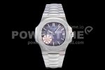 Patek Philippe Nautilus 5711 PPF 1:1 Best Edition Gray Textured Dial on SS Bracelet 324CS Super Clone Watch