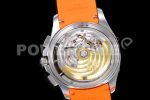 Patek Philippe Aquanaut 5968 SS OMF Best Edition Gray Dial on Orange Rubber Strap A520 Super Clone Watch - Image 7