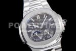 Patek Philippe Nautilus 5712 SS PF Best Edition Gray Dial on SS Bracelet A23J Super Clone Watch - Image 2