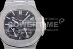 Patek Philippe Nautilus 5712 SS PF Best Edition Gray Dial on SS Bracelet A23J Super Clone Watch - Image 4