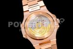 Patek Philippe Nautilus 5711/1R PPF 1:1 Best Edition Brown Textured Dial on RG Bracelet 324CS Super Clone Watch - Image 7