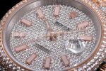 Rolex DateJust 41mm Jumbo SS/RG TWF Full Paved Diamonds Dial and Jubilee Bracelet Super Clone Watch - Image 7