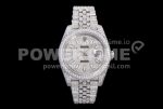 Rolex DateJust 41mm Jumbo SS TWF Full Paved Diamonds Dial and Jubilee Bracelet Super Clone Watch
