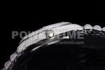 Rolex DateJust 41mm Jumbo SS TWF Roman Scale Full Paved Diamonds Dial and Jubilee Bracelet Super Clone Watch - Image 9