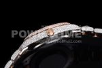 Rolex DateJust 41mm Jumbo SS/RG TWF Full Paved Diamonds Dial and Bracelet Super Clone Watch - Image 10