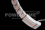 Rolex DateJust 41mm Jumbo SS/RG TWF Full Paved Diamonds Dial and Bracelet Super Clone Watch - Image 14