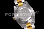 Rolex DateJust 41mm Jumbo SS/YG TWF Roman Scale Full Paved Diamonds Dial and Bracelet Super Clone Watch - Image 11