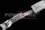 Rolex DateJust 41mm Jumbo SS TWF Roman Scale Full Paved Diamonds Dial and Bracelet Super Clone Watch - Image 13