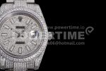 Rolex DateJust 41mm Jumbo SS TWF Full Paved Diamonds Dial and Bracelet Super Clone Watch - Image 5
