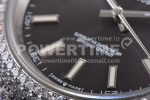 Rolex DateJust 41mm White Diamond Bezel SS TWF Best Edition Grey Dial SS Bracelet Super Clone Watch - Image 8