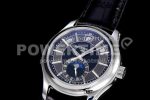 Patek Philippe Annual Calendar 5205G GRF Best Edition Gray Dial on Black Leather Strap A324 Super Clone Watch - Image 3