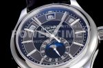 Patek Philippe Annual Calendar 5205G GRF Best Edition Gray Dial on Black Leather Strap A324 Super Clone Watch - Image 5