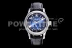 Patek Philippe Annual Calendar 5205G GRF Best Edition Blue Dial on Black Leather Strap A324 Super Clone Watch