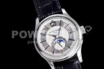 Patek Philippe Annual Calendar 5205G GRF Best Edition White Dial on Black Leather Strap A324 Super Clone Watch - Image 2