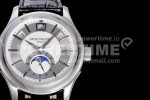 Patek Philippe Annual Calendar 5205G GRF Best Edition White Dial on Black Leather Strap A324 Super Clone Watch - Image 4