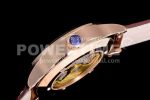 Patek Philippe Calatrava 5524R Pilot Travel Time RG GRF Brown Dial on Brown Leather Strap MIYOTA 9015 Super Clone Watch - Image 7