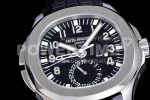 Patek Philippe Aquanaut 5164A SS GRF Best Edition Black Dial on Black Rubber Strap A324 Super Clone Watch V2 - Image 5