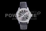 Patek Philippe Aquanaut 5164A SS GRF Best Edition Black Dial on Black Rubber Strap A324 Super Clone Watch V2