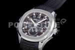 Patek Philippe Aquanaut 5164A SS GRF Best Edition Black Dial on Black Rubber Strap A324 Super Clone Watch V2 - Image 3