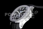 Patek Philippe Aquanaut 5164A SS GRF Best Edition Black Dial on Black Rubber Strap A324 Super Clone Watch V2 - Image 6
