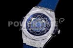 Hublot Big Bang Unico Sang Bleu Titanium HRF Blue Dial on Blue Gummy Strap HUB1213 Super Clone Watch - Image 3