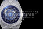 Hublot Big Bang Unico Sang Bleu Titanium HRF Blue Dial on Blue Gummy Strap HUB1213 Super Clone Watch - Image 4