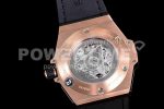 Hublot Big Bang Unico Sang Bleu RG HBF Blue/Gold Skeleton Dial on Blue Gummy Strap HUB1213 Super Clone Watch - Image 8