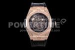 Hublot Big Bang Unico Sang Bleu RG Plated Titanium HRF Black Dial on Black Gummy Strap HUB1213 Super Clone Watch