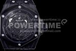 Hublot Big Bang Unico Sang Bleu PVD Plated Titanium HRF Black Dial on Black Gummy Strap HUB1213 Super Clone Watch - Image 4
