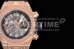 Hublot Big Bang Unico RG ZF 1:1 Best Edition Skeleton Dial on Black Rubber Strap A1280 Super Clone Watch - Image 4