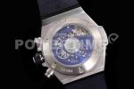 Hublot Big Bang Unico Titanium ZF 1:1 Best Edition Blue Skeleton Dial on Blue Rubber Strap A1280 Super Clone Watch - Image 7