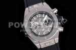Hublot Big Bang Unico Titanium ZF 1:1 Best Edition Skeleton Dial on Black Rubber Strap A1280 Super Clone Watch - Image 2