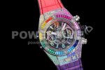 Hublot Big Bang Unico Rainbow King SS 45mm ZF 1:1 Best Edition on Rainbow Gummy Strap A1242 Super Clone Watch - Image 2