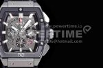 Hublot Spirit of Big Bang SS HBF Best Edition Black Bezel White Dial on Black Gummy Strap A7750 Super Clone Watch - Image 4