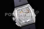 Hublot Spirit of Big Bang SS HBF Best Edition SS Bezel White Dial on Black Gummy Strap A7750 Super Clone Watch - Image 7